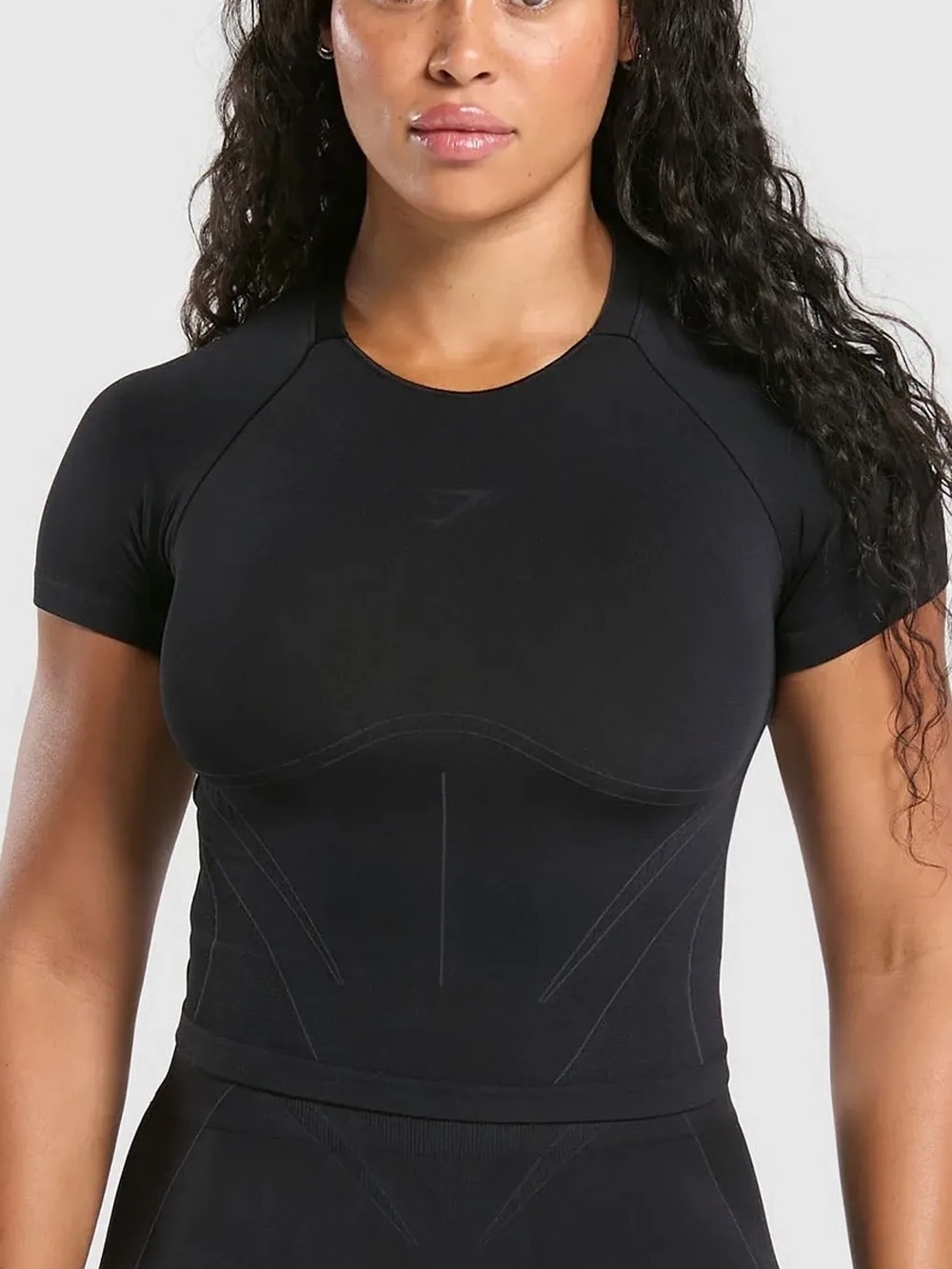 Gymshark black apex contrast t-shirt